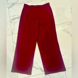 St. John Collection by Marie Gray maroon/wine pants sz 14